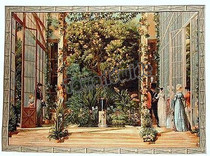 American tapestry tapestry home art botanical garden landscape decoration painting fresh and elegant living room European style
