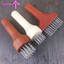 Button needle awl needle multi-purpose loose kitchen supplies convenient pine needle beef steak beat meat roast meat steel buckle needle