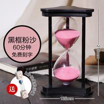 Hourglass timer funnel sand bottle time 30 45 60 minutes and half an hour childrens anti-fall creative ornaments