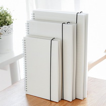 Simple PP frosted coil book a4b5a5 square book blank book horizontal line notepad small fresh notebook stationery