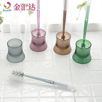 Jinhuida crystal with seat sanitary brush toilet brush soft hair creative base plastic long handle brush toilet brush