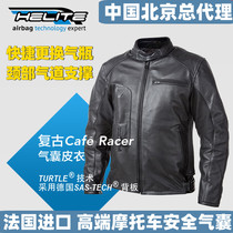 Helite Motorcycle Safety Air Bag Horse Chia Anti-Fall Leather Clothing Outfit Retro Kharemo Brigade Indian Equipment