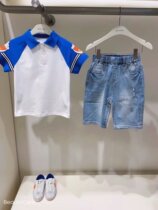 F1HBA2318 mini peace Taiping bird boy clothing 2020 summer models new boy denim shorts 399