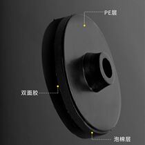 Smooth stickers pair of horizontal bar door pull-up with non-slip stickers horizontal bar door tiles