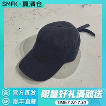 SMFK official stray baseball cap Song Qian with sports leisure cap cotton hemp comfortable black and white do old tide