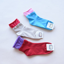 South Korean exports of Socks Socks adult socks multi-colored candy-colored stretch