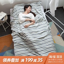 Cotton Hotel Dirty Sleeping Bag Adult Indoor Travel Portable Sheets Double Tourist Hotel Supplies Water Washing Cotton