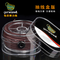 Imported hand string rope elastic line cored text play Buddha beads Beaded King Kong Bodhi leaflet Rosewood bracelet elastic wear-resistant