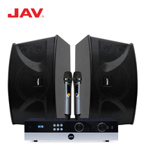 JAV professional conference room audio equipment set Wireless microphone microphone Bluetooth amplifier Training classroom Dance room KTV background music Wall-mounted speaker Smart system set