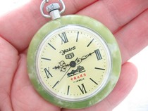 Dandong specialty China-North Korea border tour Peacock jade pocket watch (Xiuyan Xiuyu)