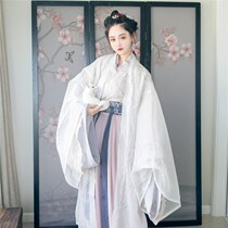 Ancient costume Hanfu female Angelica Wei Jin Wind Bana super fairy Wide sleeve flow fairy skirt Daily spring and Autumn waist skirt suit