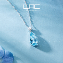 (Live on new) LAC high jewelry natural aquamarine pendant 18K gold