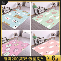 Cartoon carpet princess baby crawling mat Girls cute childrens room floor mat bedside bedroom living room mat