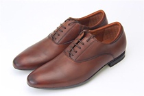 Counter BRAUN BUFFEL brunsch mens top layer cowhide brown lace-up fashion Derby shoes mens shoes