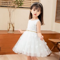 2021 new girl princess dress childrens clothing little girl fairy dress foreign summer childrens mesh dress tide