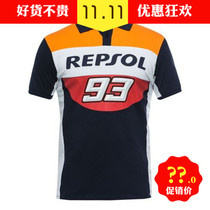 MOTOGP No 93 Marquez motorcycle POLO SHIRT Short T motorcycle riding short sleeve lapel T-shirt cotton