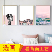 Evening Xia scenery Nordic Teenage Girl Hearts Decoration Painting Living Room Wall Painting Girls Room Bedroom Wall Mural Painting Genguan Restaurant Hanging Paintings