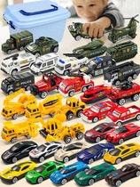 Alloy car model toy car small car engineering fire suit all types of cars 3-4-5 years 5 children Puzzle Gift Boys