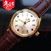 Stock original domestic Jilin Watch Factory Antique collectibles Jixing Brand mineral glass mirror mechanical watch Womens watch