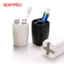 SPIRELLA Spree creative simple Galaxy bathroom bathroom wash set ceramic toothbrush holder European style