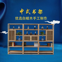 Shelf second-hand clearance bookshelf simple bookcase with door solid wood full wall ash Elm shelf custom-made