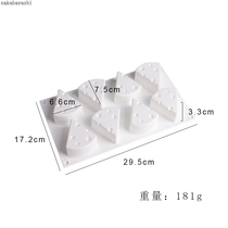 8 with demoulding cake medium handmade cheese pudding mold turn candy creative easy Mousse chocolate new silicone diy