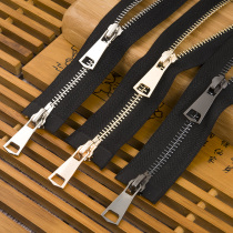 5 metal copper zipper silver tooth ring pull head leather bag zipper bag skirt pants zipper accessories