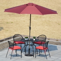 Outdoor iron mesh table and chair Garden Garden balcony Leisure table and chair Furniture Bar cafe Outdoor table and chair