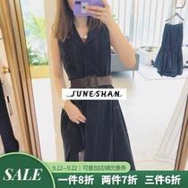 (Full) single Summer Solstice JUNESHAN Adeam dress female super silky Silk three-dimensional line dress