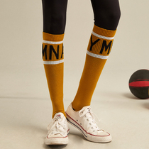 gymna womens spring cycling socks Running fitness socks retro sports stockings calf cover marathon compression socks