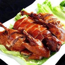  Special 538g heated vegetable semi-finished roast duck whole banquet sauce grilled flavor Fresh restaurant roast duck Guangdong hotel