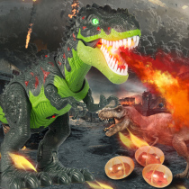 Dinosaur toy simulation animal electric spray will walk T. Rex children 2 years old 6 baby boy remote control machine