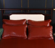 Cowhide mat pillow case buffalo skin cushion pillow leather head layer whole skin without stitching soft pair of special