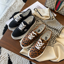 Fashion wild soft-soled casual BAO WEN canvas shoes black canvas shoes women 2021 spring and summer new fashion board shoes