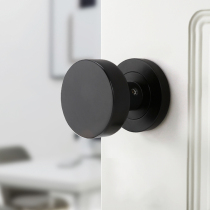 European invisible door lock bedroom indoor ball door lock American household Lock Universal background wall black door lock