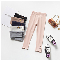  Girls  leggings spring and summer thin female baby summer stretch slim-fit cotton childrens clothes Western style long pants