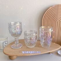 Good-looking mermaid color fairy air fluttering glass fried chicken thick Korean ins glass