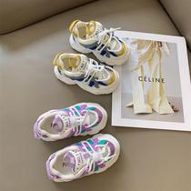 20 Yan Elects Baby sneakers Children Summer Single Net Breathable Mesh Shoes Boy Girl Soft-bottom Old Daddy Shoes