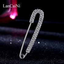 South Korea high-end anti-light pin brooch pin pin cardigan collar sweater coat shawl clothing accessories women