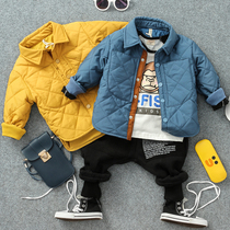 Winter clothing new children foreign air cotton clothes boy girl long sleeve cotton clot baby cotton padded jacket boomer dress