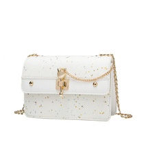 Hong Kong Tide Card 2021 New Packs Women Ocean Air 100 Lap Single Shoulder Small Square Bag Genuine Leather Fashion Skew Satchel Women Pets