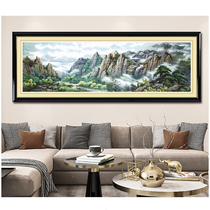 ABV Old three cross stitch Egyptian long-staple cotton embroidery thread precision printing realistic scenery full of embroidery thousands of mountains