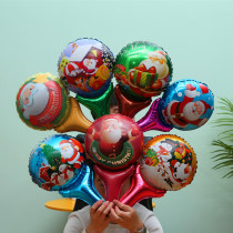 Christmas Balloon Decoration Balloon Arrangement Arch Column Small Gift Mall Bar Push Toys Wholesale