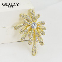 Yan Yu Jiangnan brooch female 2021 New Tide retro high-grade original design suit sweater corsage accessories