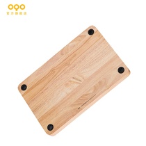 OQO European building wood cutting board household anti-mold cracking solid wood cutting board kitchen double-sided cutting board building block square board