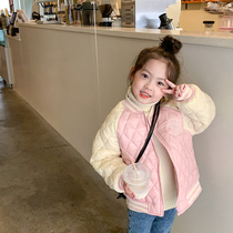 Children clip cotton baseball clothes jacket 21 Winter Korean version for male and female childrens baby baby magna quilted inserted shoulder warm jacket