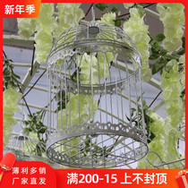 Wedding decoration Birdcage European iron bird cage hanging decoration window decoration decoration decoration wedding props stage decoration