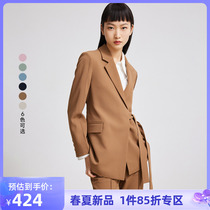 LILY2022 Spring New Womens Dress Commute Style Career OL Asymmetrical Lacing Fashion Multicolored Suit Jacket