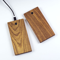 Original design wood-craft personality mobile phone fast charging mobile power charging Bag print logo custom event gift