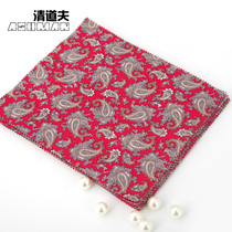 South Korea Imports Ultrafine Fiber Glasses Cloth Rubbing Glasses Cloth Watches Jewelry Cleaning Cloth Instruments Dust-Proof Burred Flowers